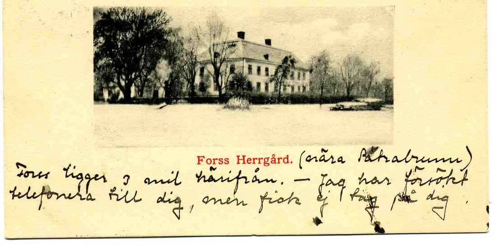 Forss herregård st Viesbo 1912 10499
