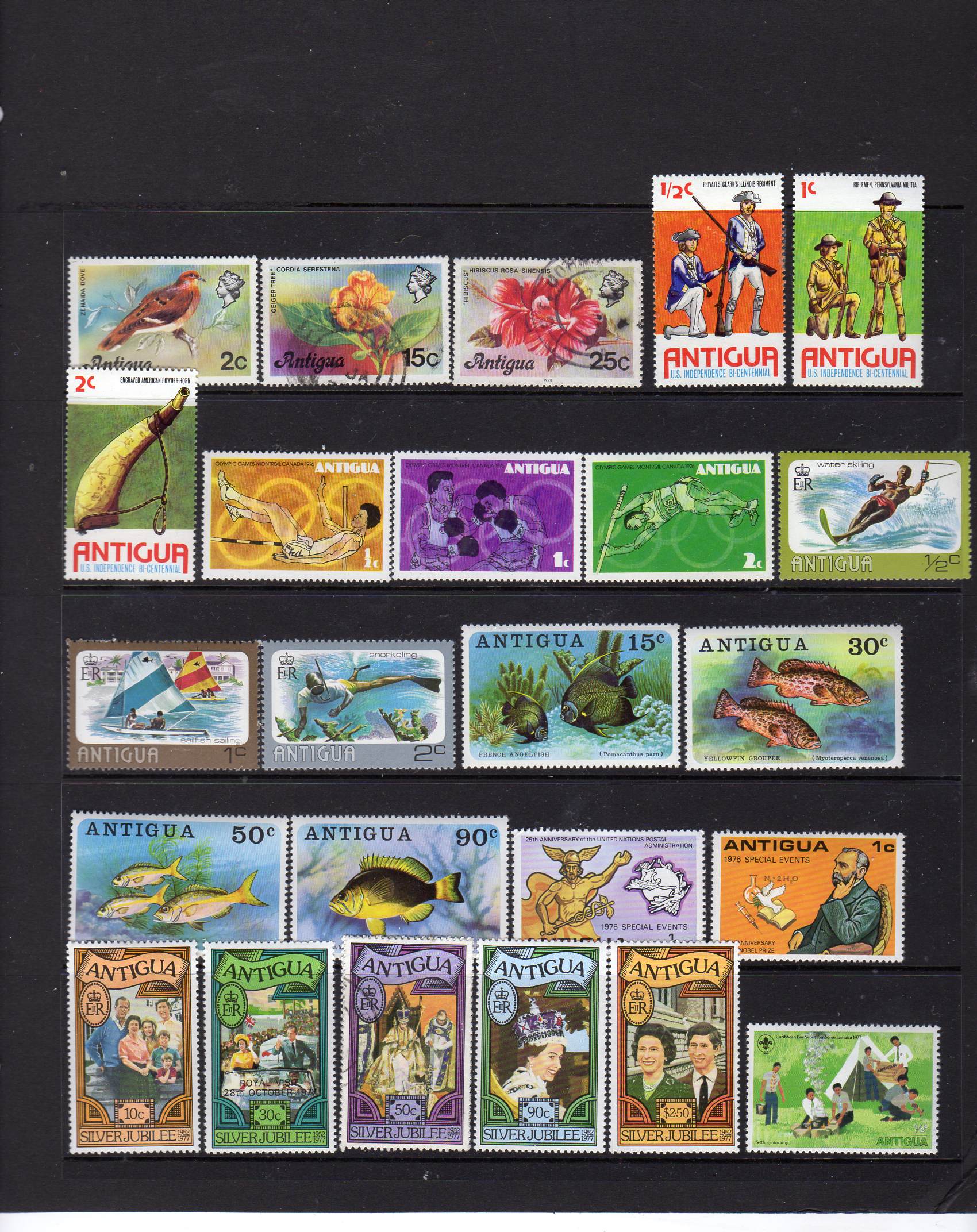 175 frimerker + 2 miniark SG 2006 kr 3770