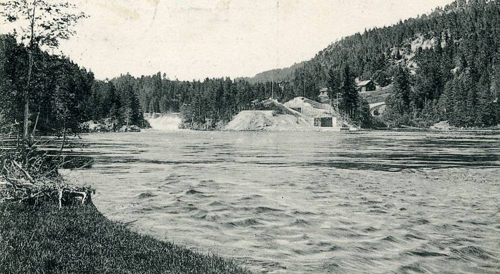 Eidsfos Bandakkanalen st Løveid 1911