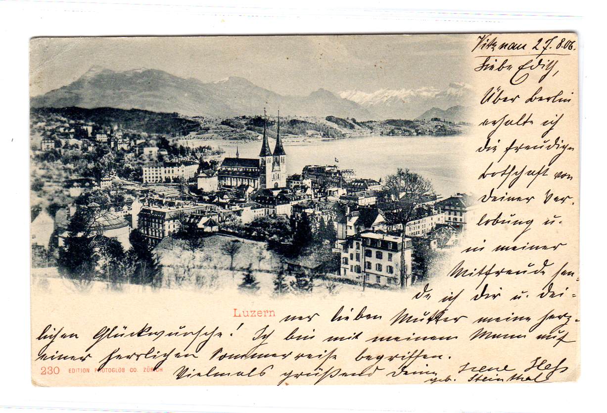 Luzern Photoglob 230 st Vitznau m.fl 1906