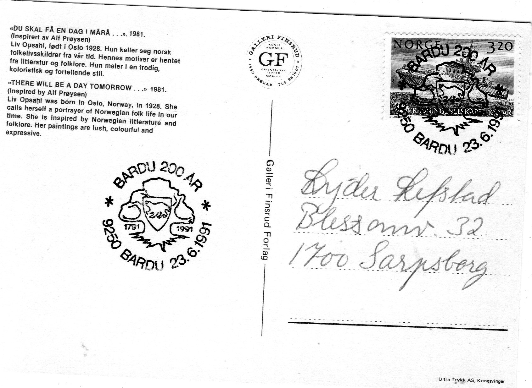 GF St. 23.6. 1991 Bardu 
