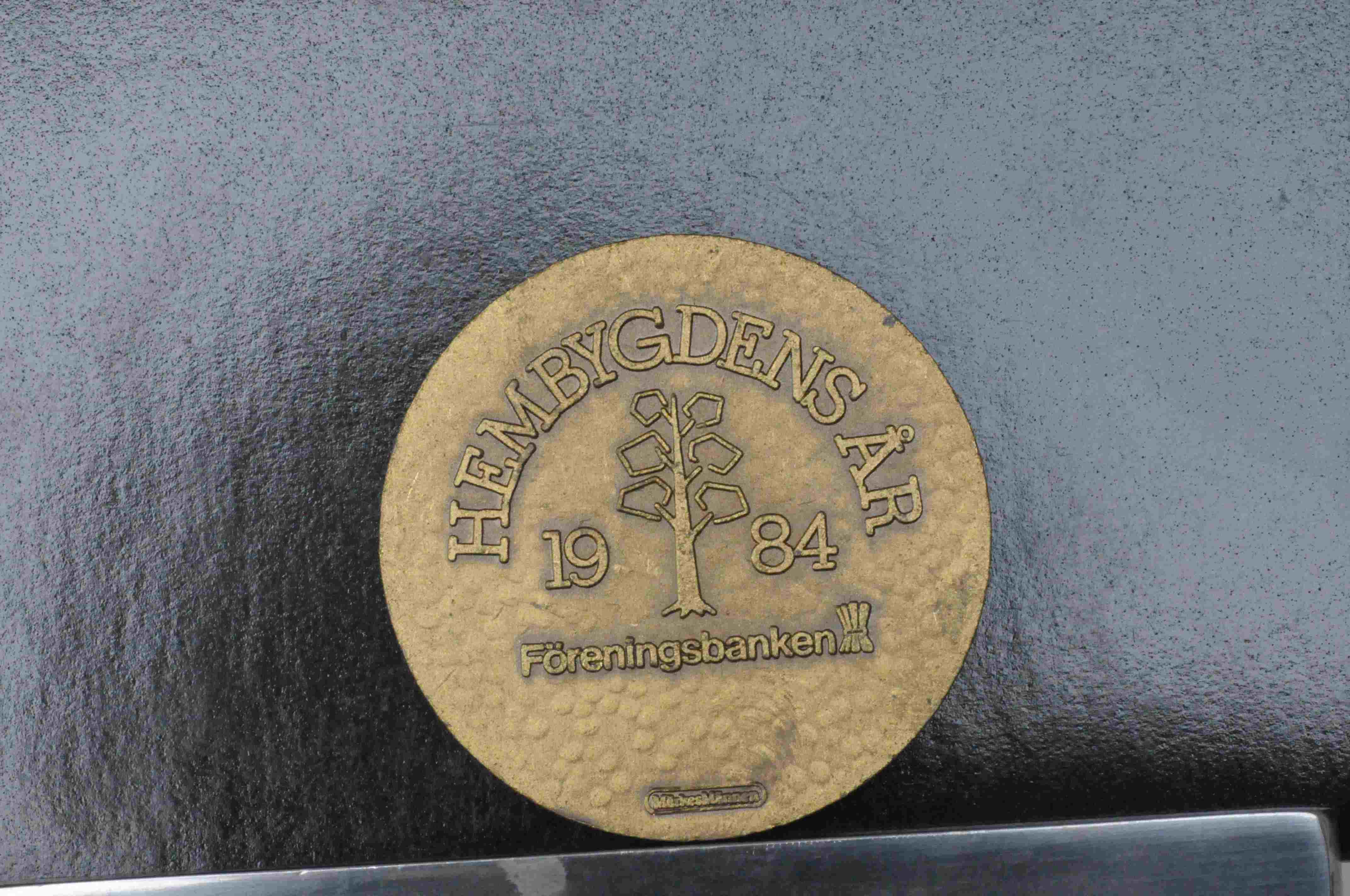 Hembygdens år 1984 Fôreningsbanken bronse