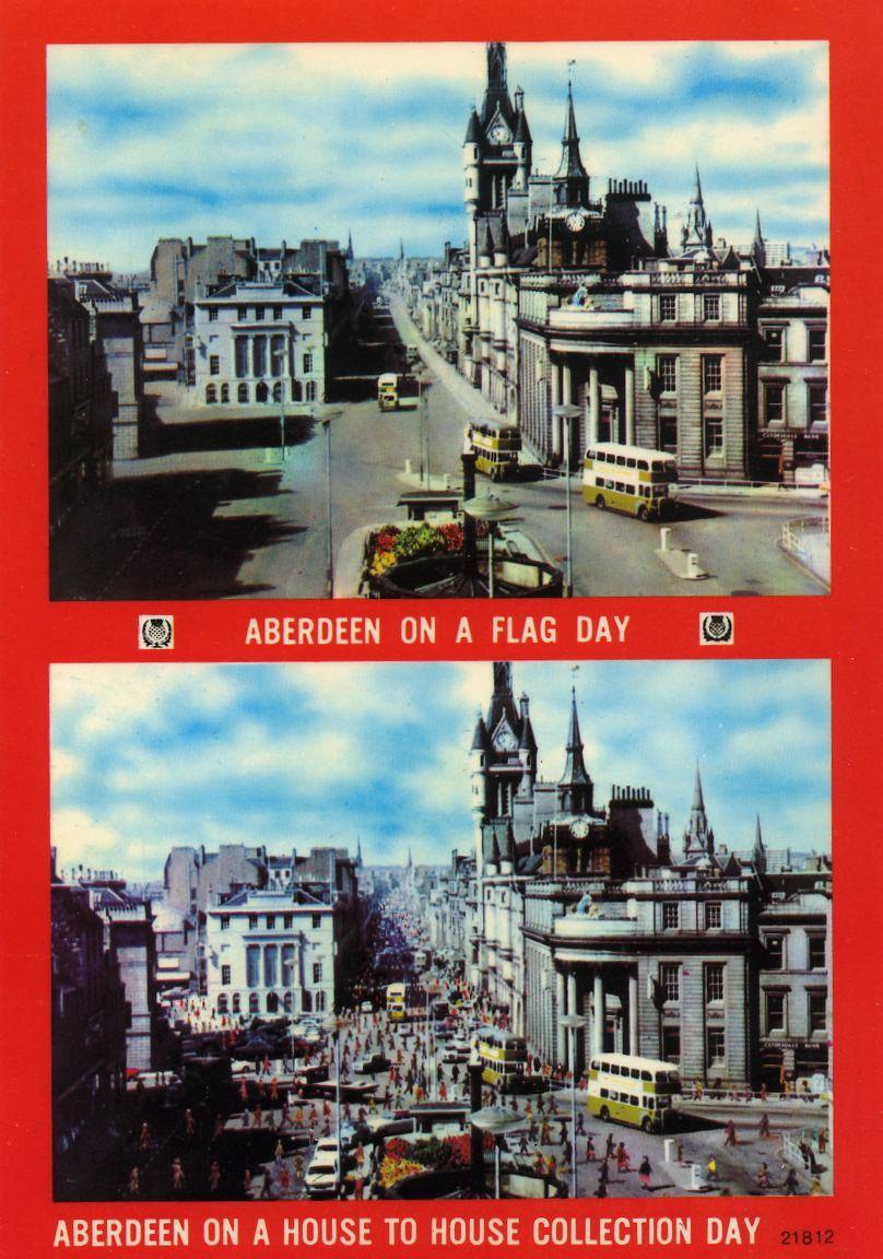 Aberdeen on a flag day 21812