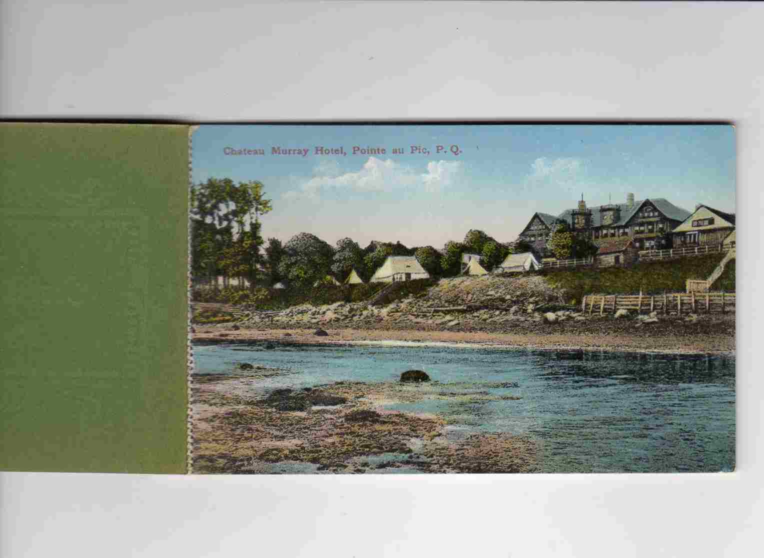 Souvenir of Chateau Murray Pointe au pic 5 fargekort i småformat