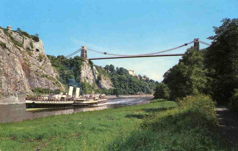 Clifton suspension bridge Bristol PT 6433