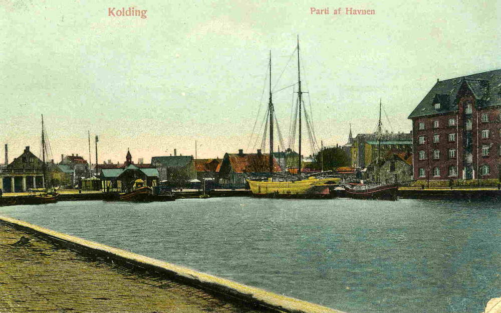 Kolding Parti af havnen