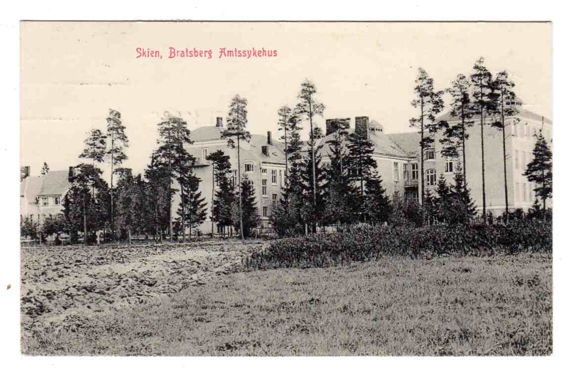 Bratsberg amtsykehus Nilssen nr 379 st Skien 1914