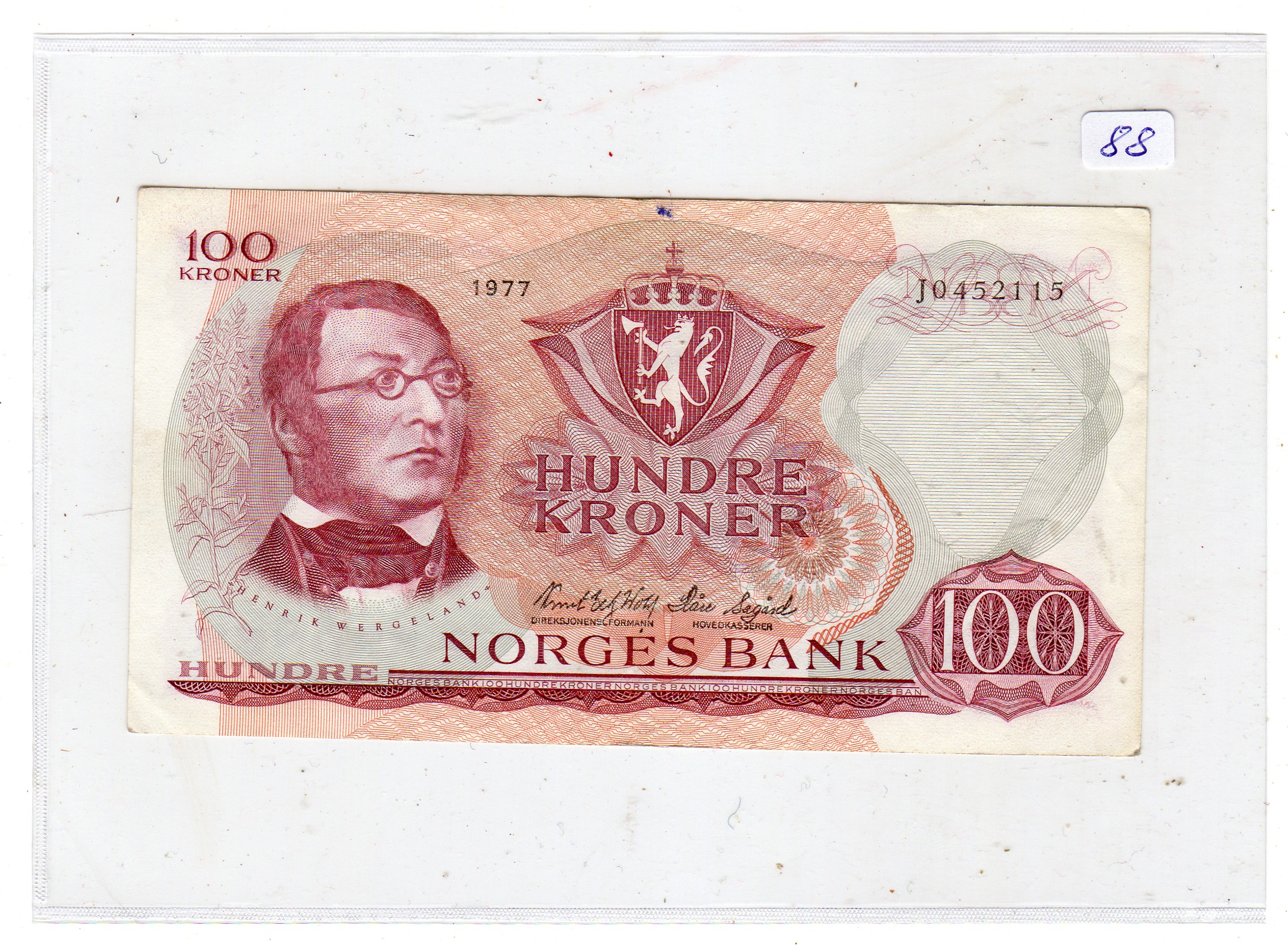 100 kr 1977  kv 1/1+ J.....