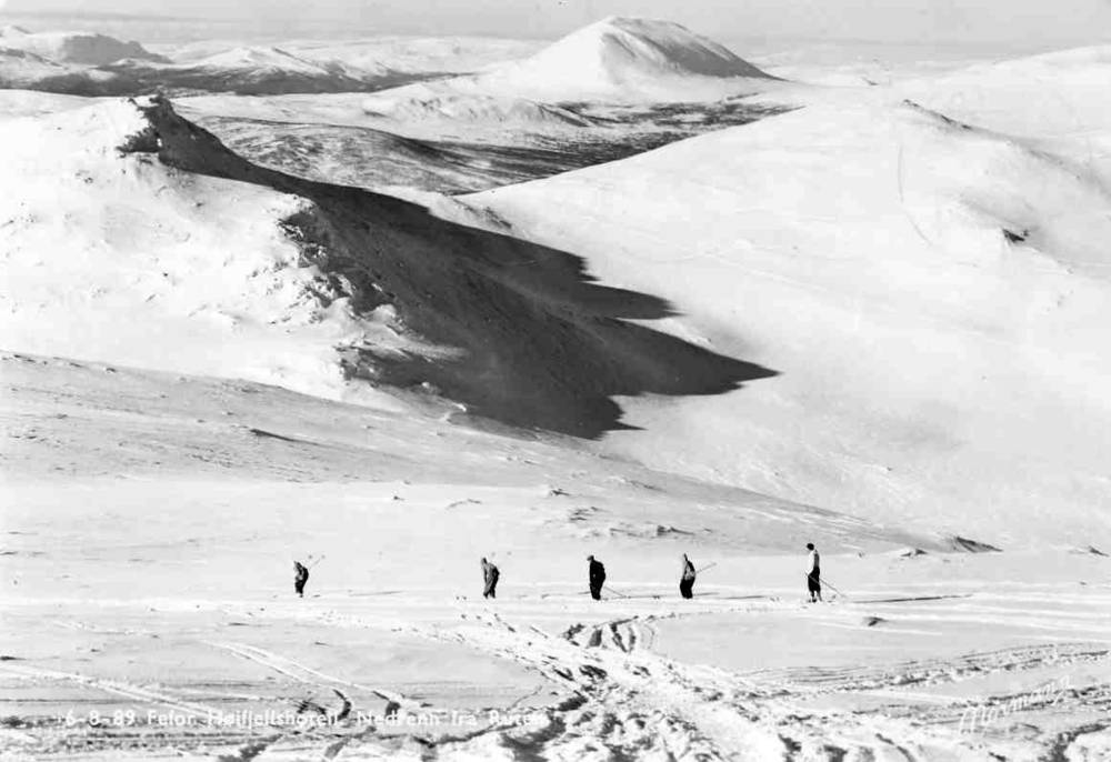 Fefor Høifjellshotell Nedrenn fra Ruten No 6 8 89 st Vinstra 1963