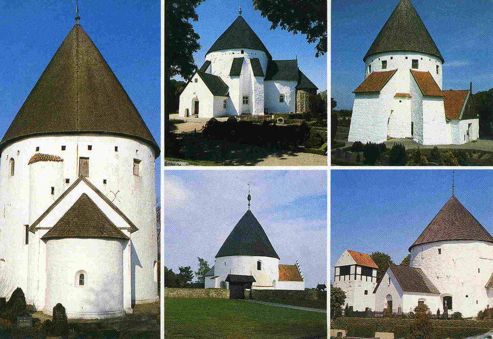 De fire Bornholmske rundkirker Goritzkas 1988