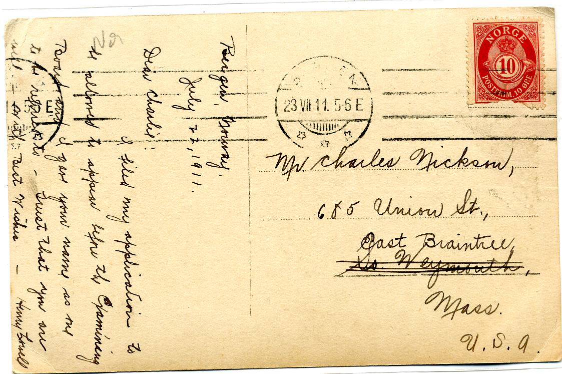 Bergen Håkons hallen Mittet 1909  st 1911