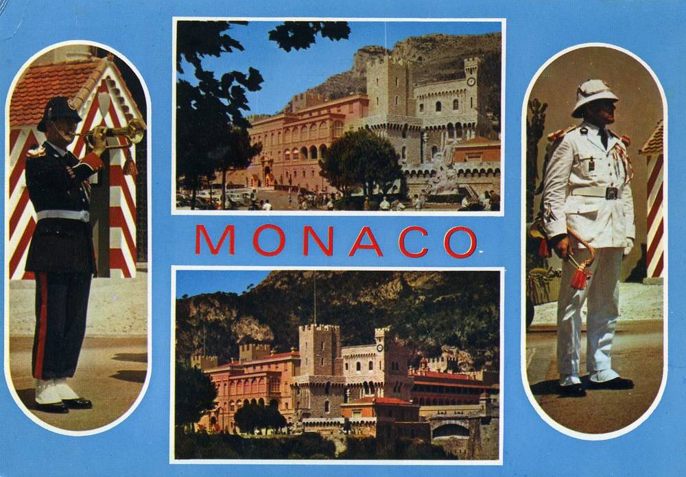 Reflets de la cote d"Azur Monaco  st Monte Carlo 1981 Le palets princier