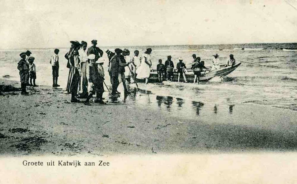 Groete uit Katwijk aan Zee Katw.Boek st Katwijk 1908