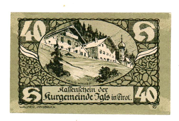 40h Igls im Tirol 1920