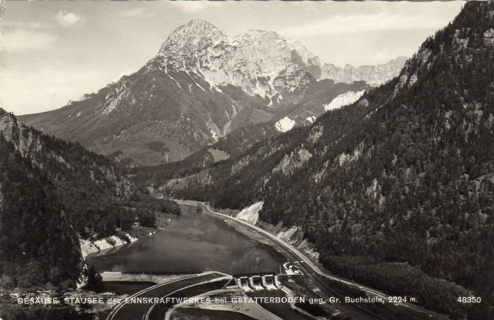 gesausse Stausee des Enkraftswerkes beiGstatterboden 2224m 48350 Ledermann 1960