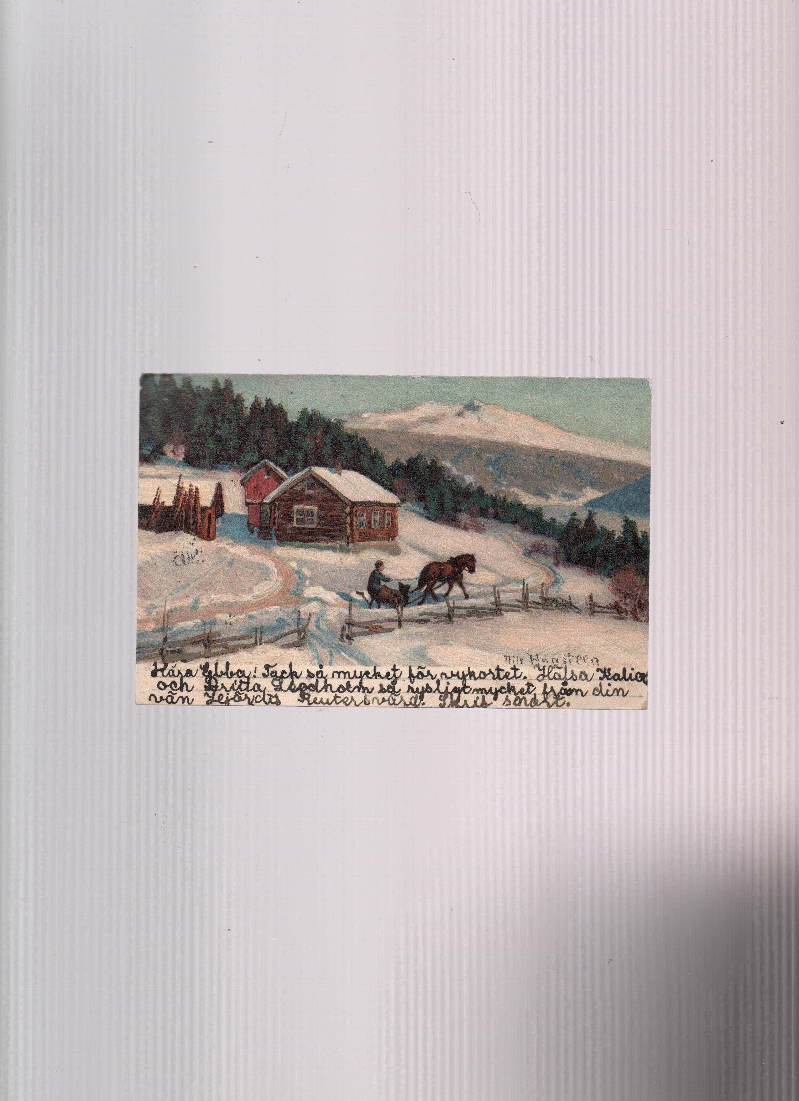 J.F. Nils Hansteen St. ?.?. 1905 Räppe Sverige 