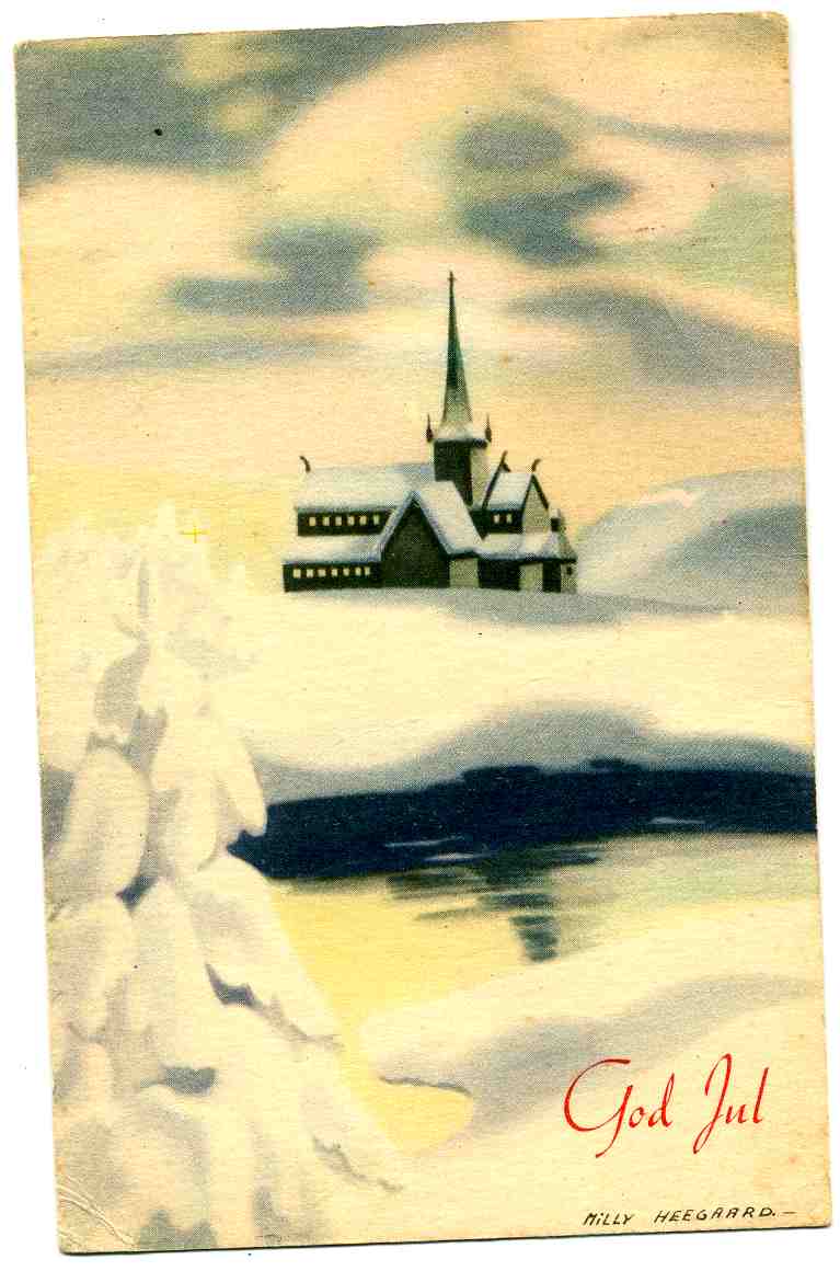 Milly heegaard st Utne 1943 Norsk arbeid Mi; serie 2692