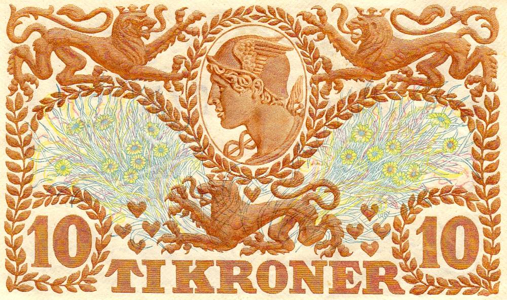 10 kr 1933 D 0496453 kv01/0