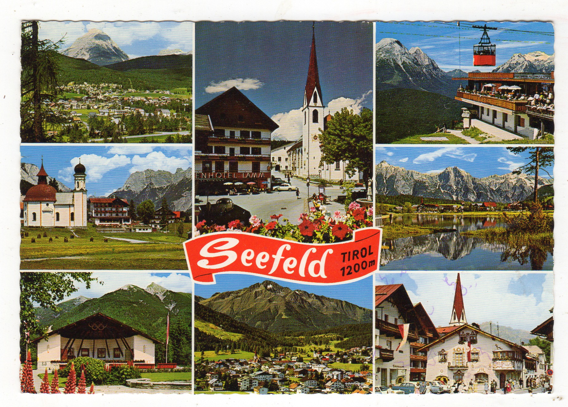 Seefeld Tyrol 1200m  st 1978 Seefeld Alpenverlag Nr 64 N