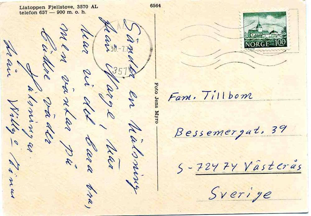 Liatoppen Jens Myro  st Ål 1977