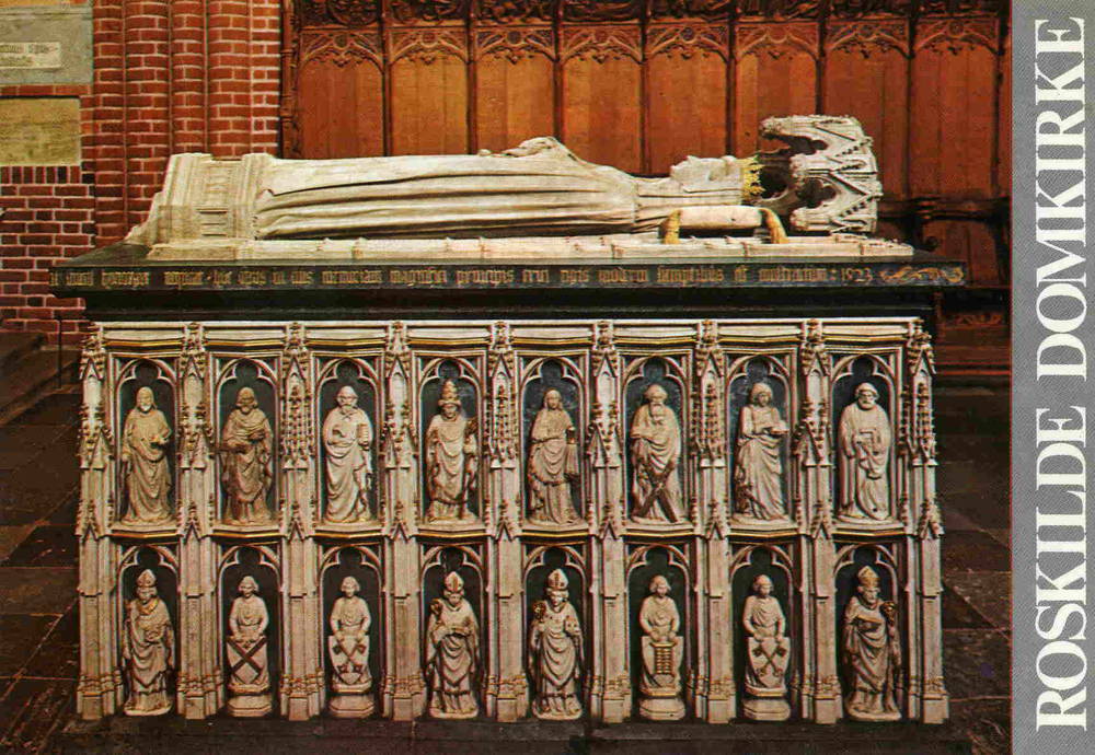 Roskilde domkirke Dronning Margrethes sarkofag Grønlund