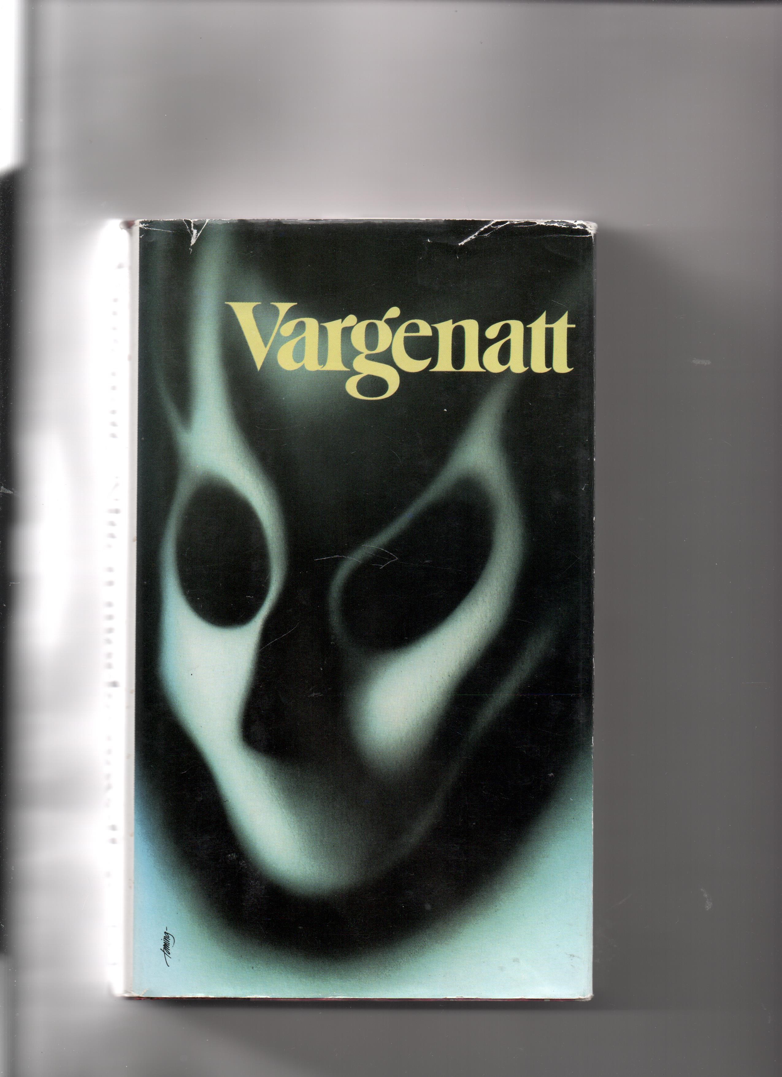 Vargenatt, 19 mørke noveller utvalgt av Gordon Hølmebakk, Bokklubben 1977 Smussb. B O2     