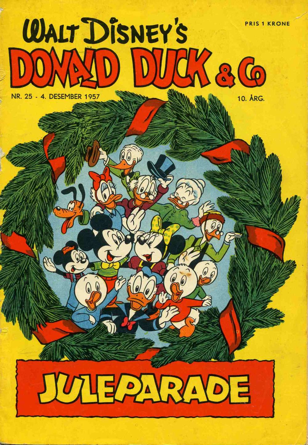 Donald nr 25 1957 G (Løst omslag ellers pent