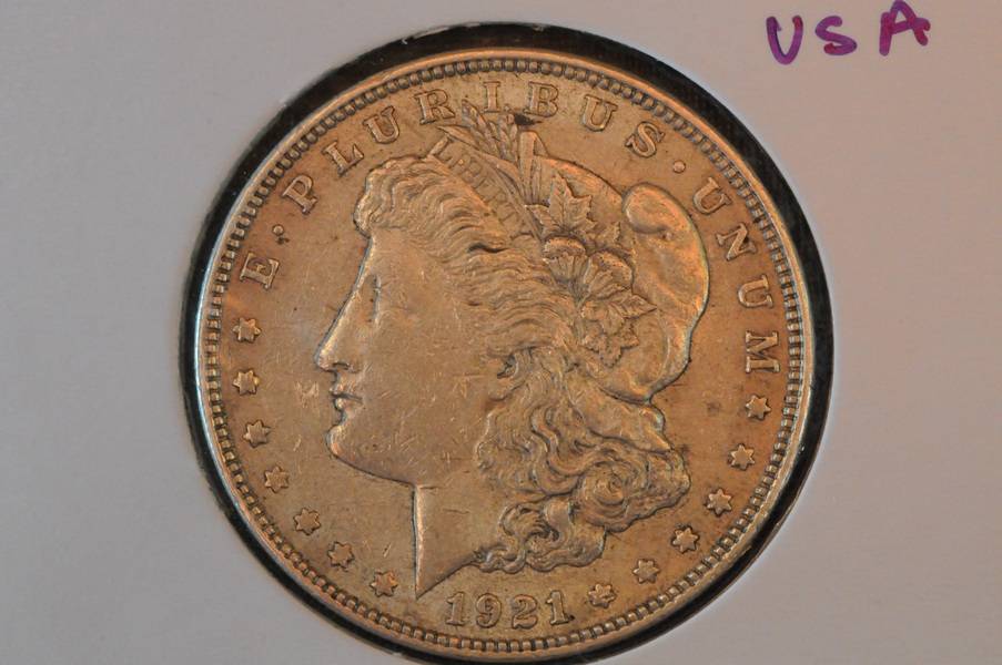 1 dollar 1921 M Kv1+ USA