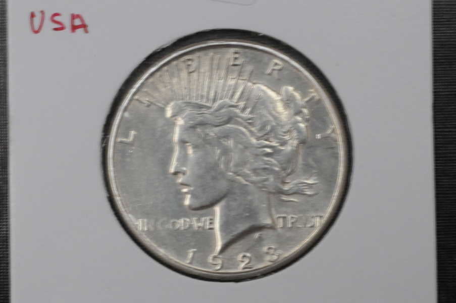 1 dollar USA 1923S kv 1+/01