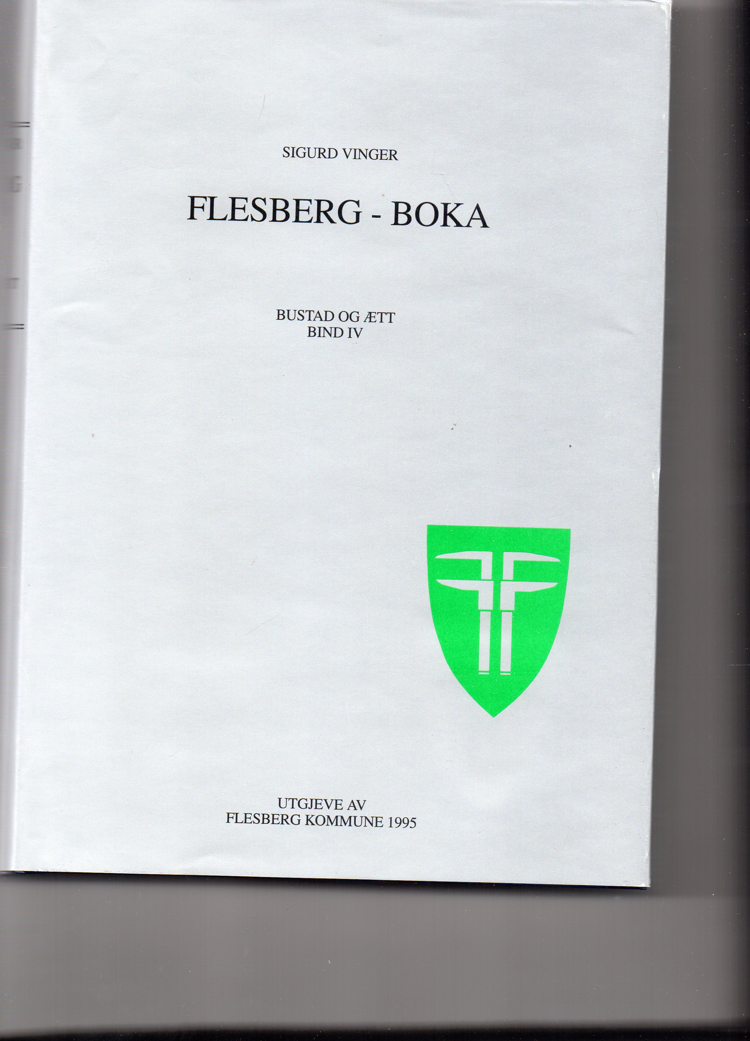 Flesbergboka Sigurd Vinger Bustad og ætt Bind IV smussbind pen 1995