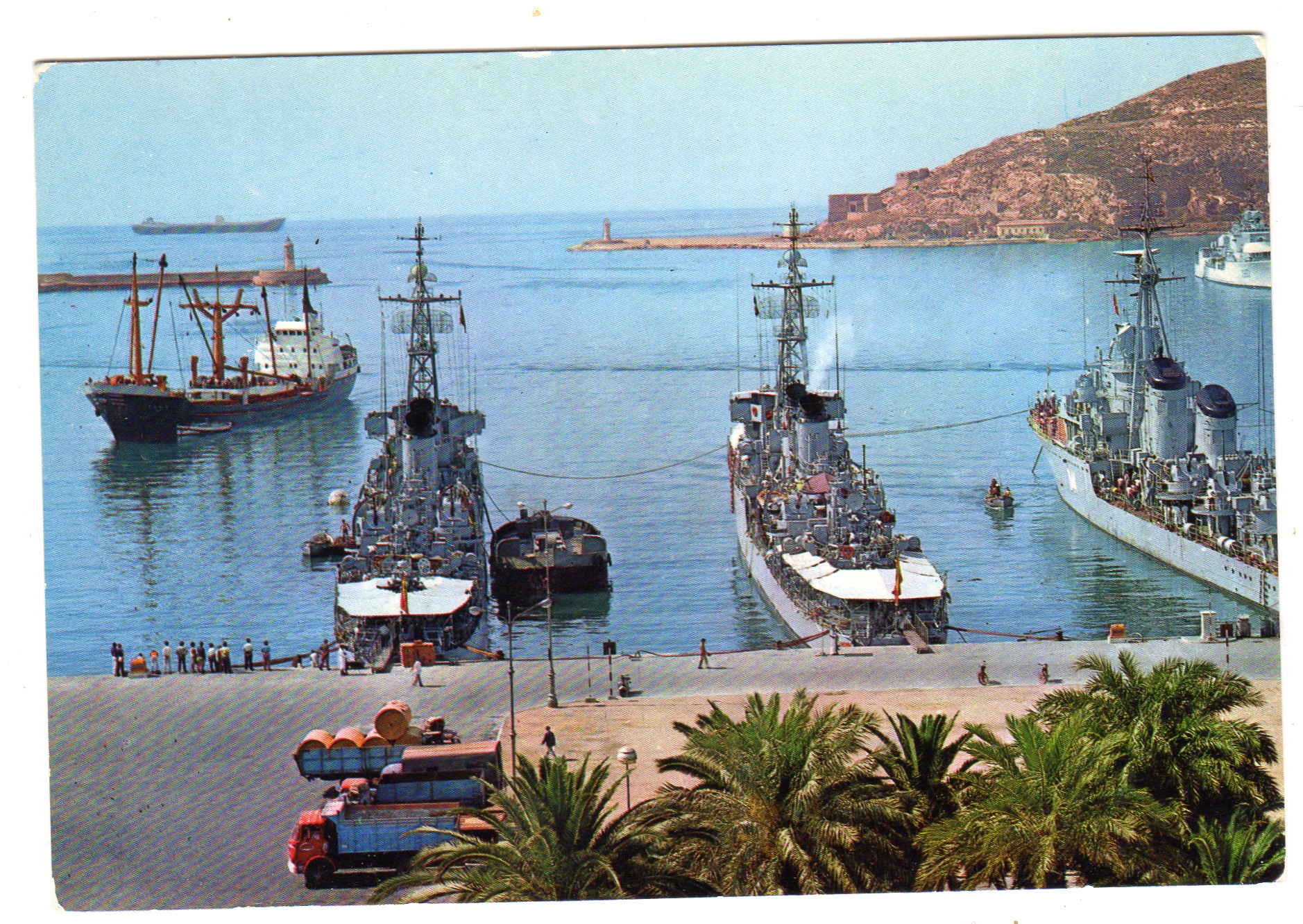 No103 Cartagena(spansk marinebase) Vista del puerto montero