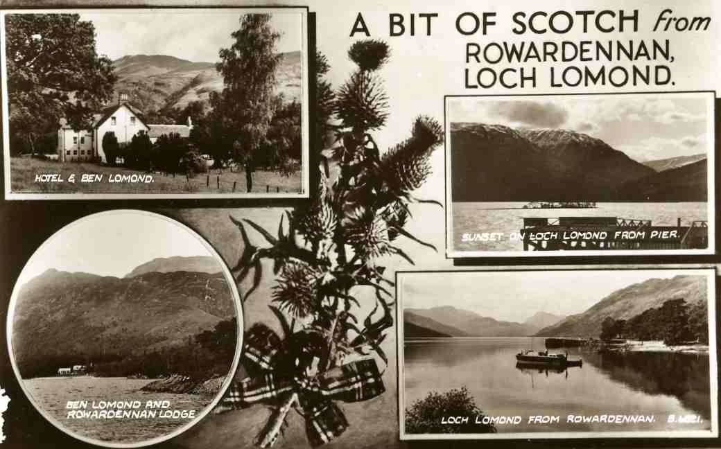 A bit of Scotch from Rowardennan Loch Lomond Valentine