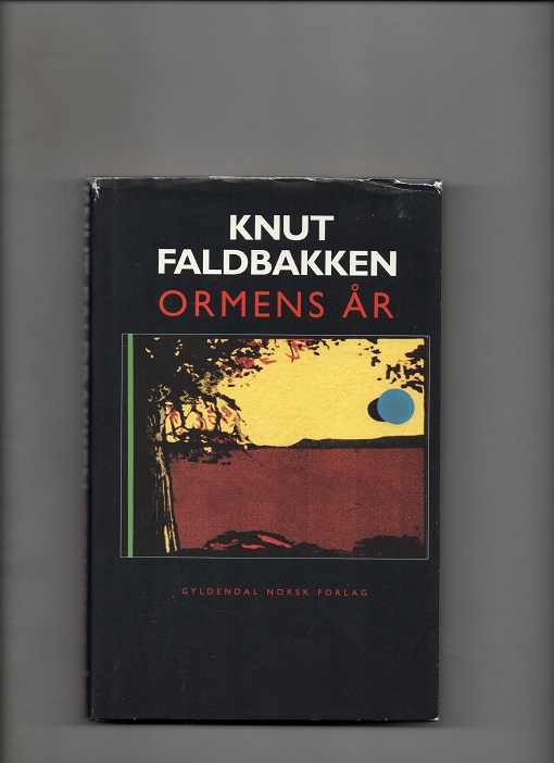 Ormens år, Knut Faldbakken, Gyldendal 1993 Smussbind (rift) B O2  