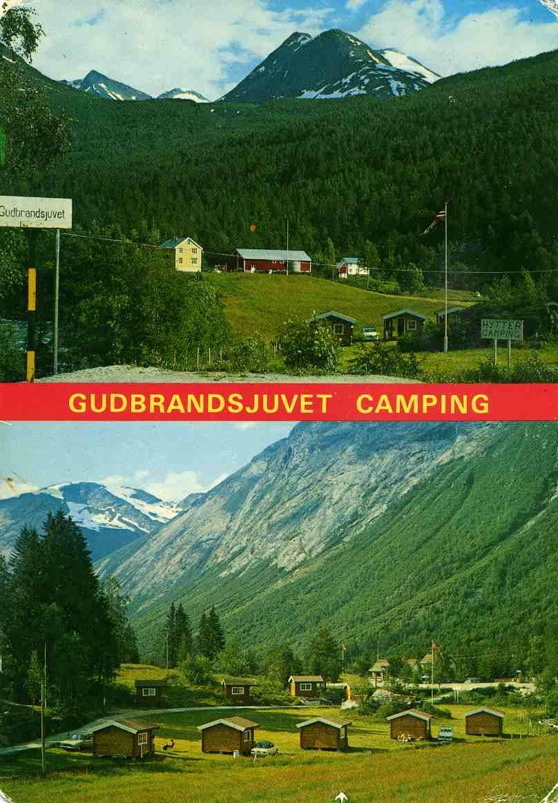 Gudbrandsjuvet camping No;T 14 45 st Valldal 1976