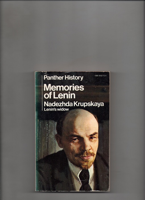 Memories of Lenin, Nadezhda Krupskaya, Panther Books Ltd. 1970 P B O2  