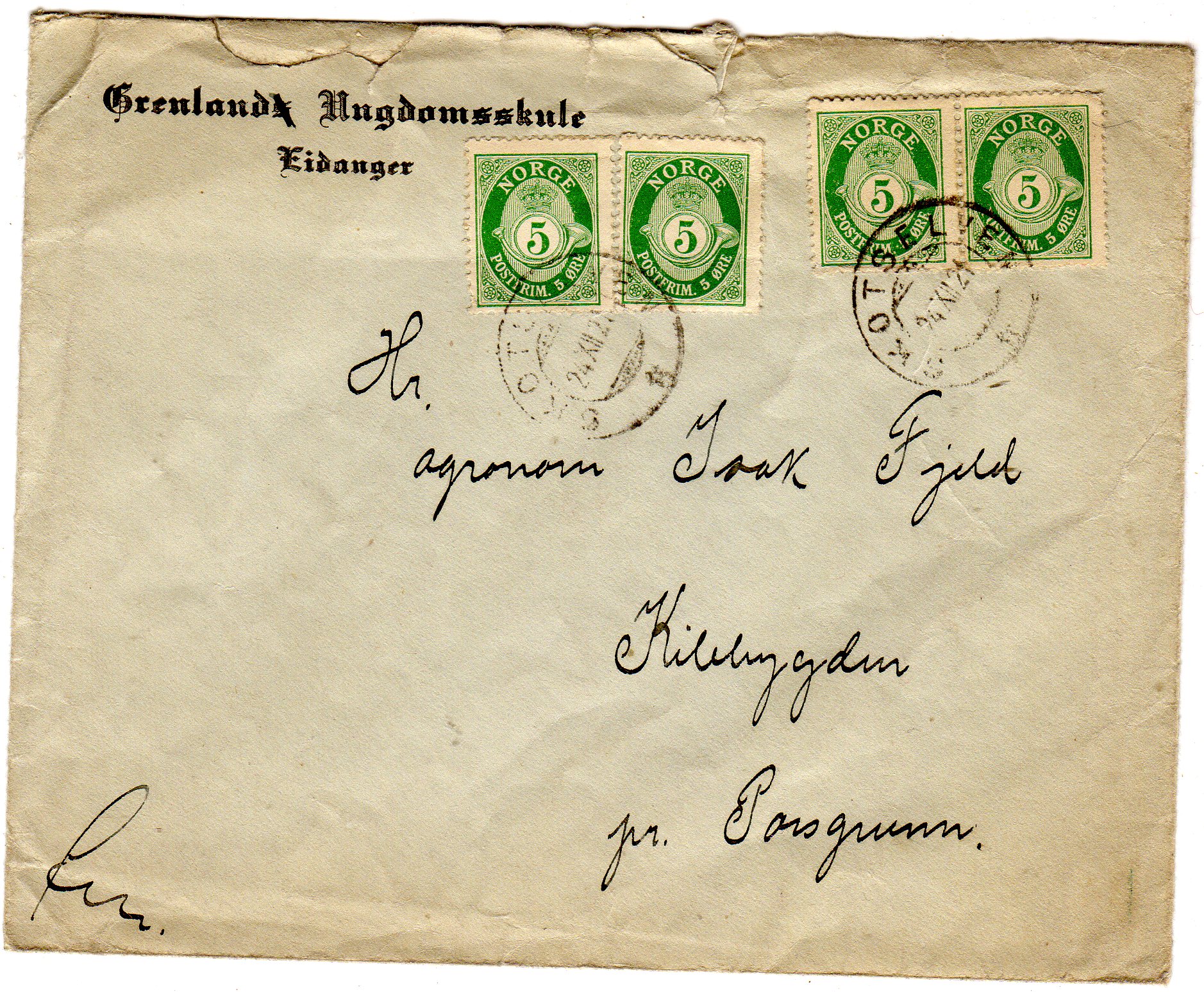 Grenland ungdomsskule Eidanger  st Skotselven 24XII21