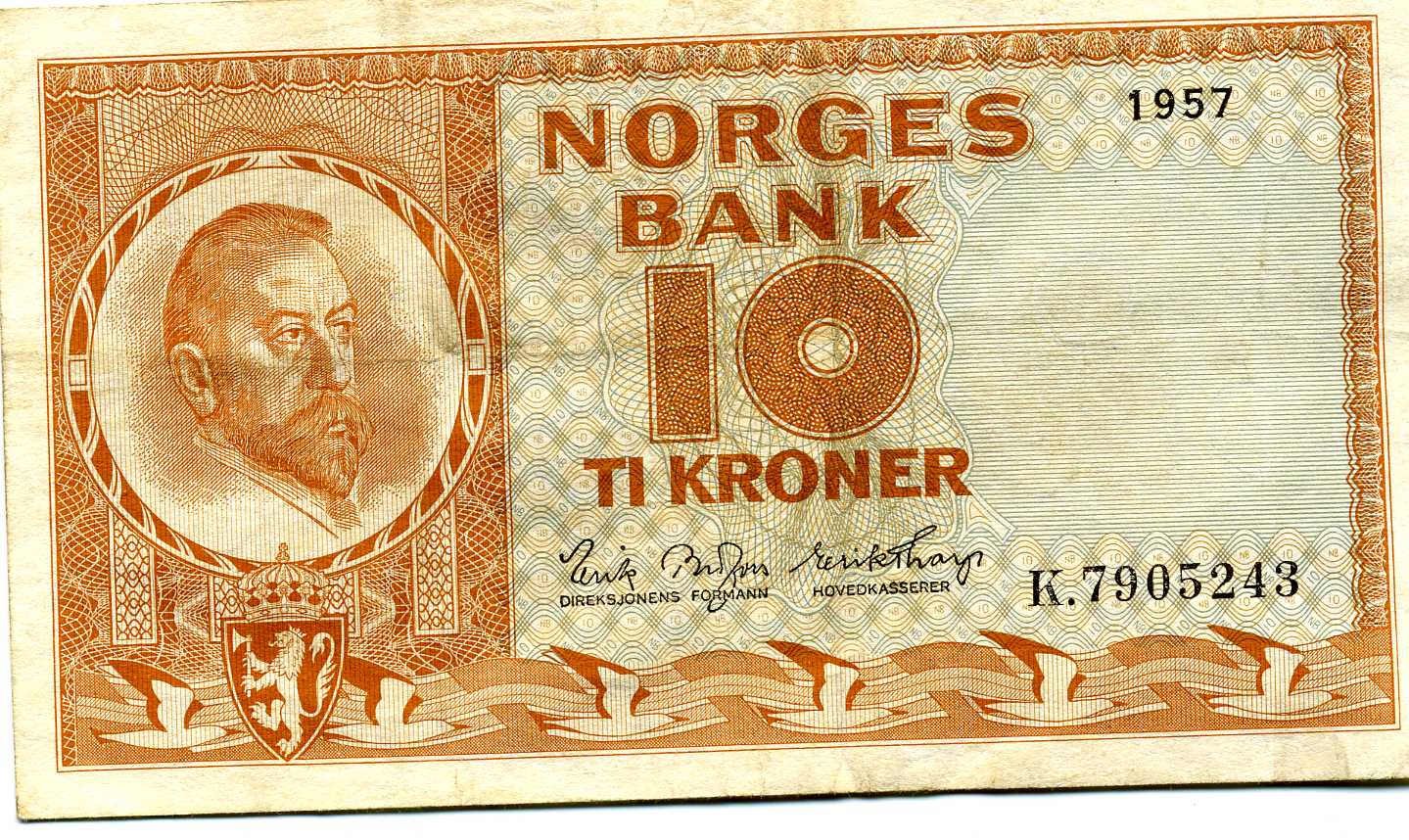 10 kr 1957 kv 1 serieK