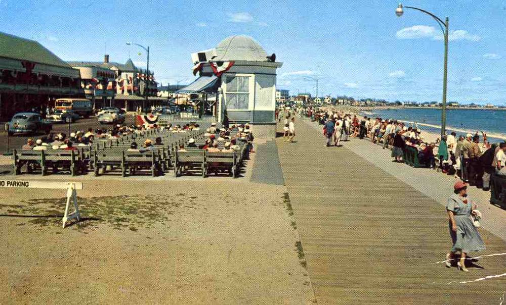 General panorama Hampton Beach st Hampton/Chaux de Fomnis(Sveits) 1954