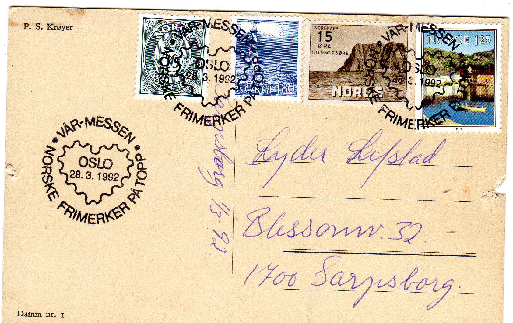 Damm nr. 1 St. 28.3. 1992 