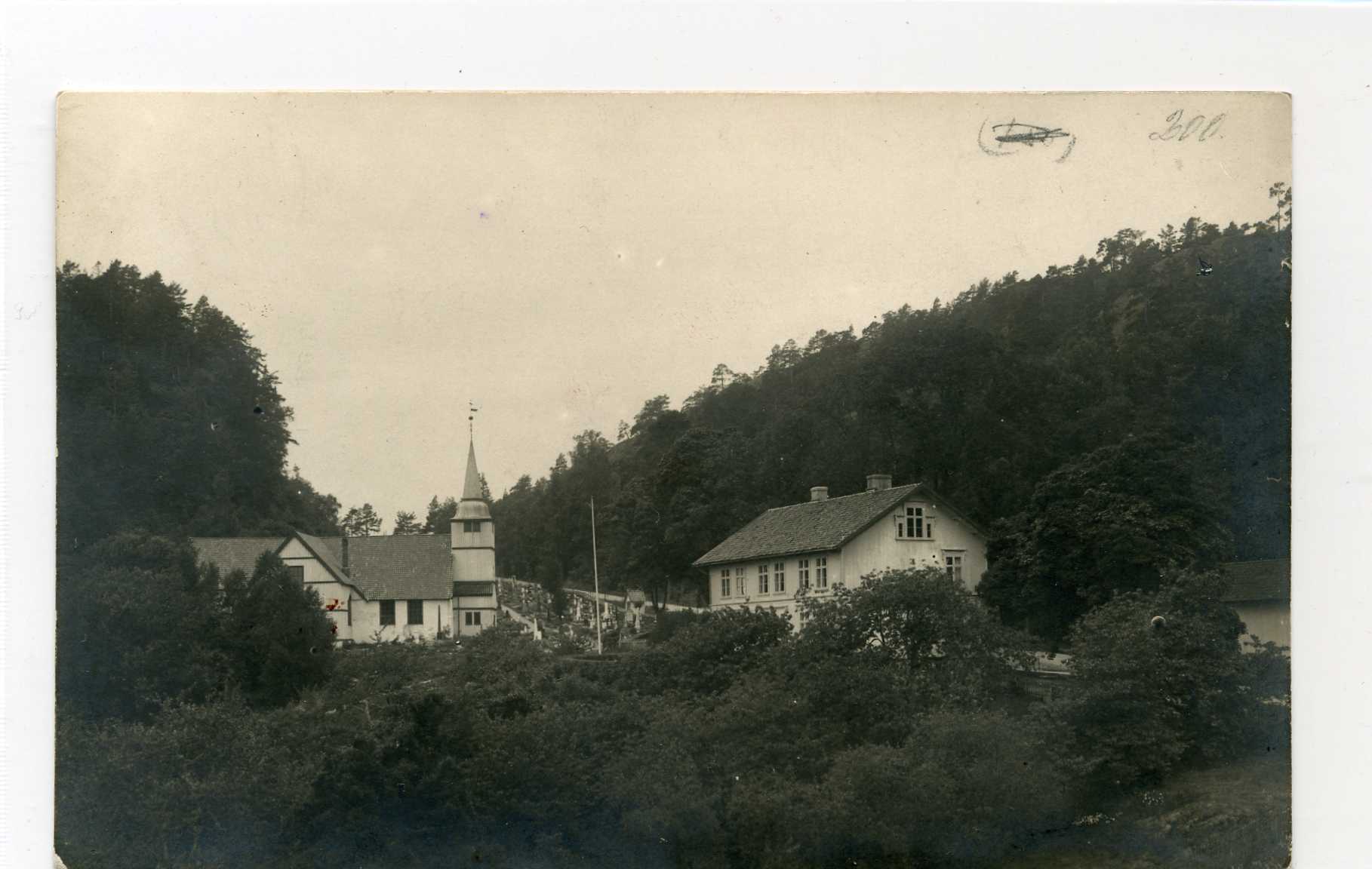 Dybvaag kirke og prestegaard nr 21  Agder