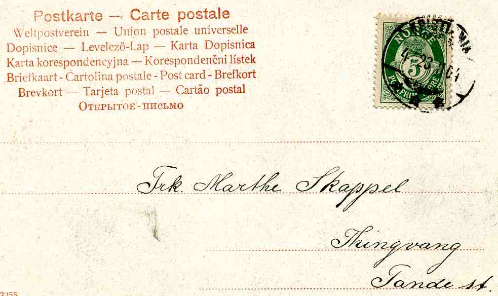 3255 st Kristiania 1904