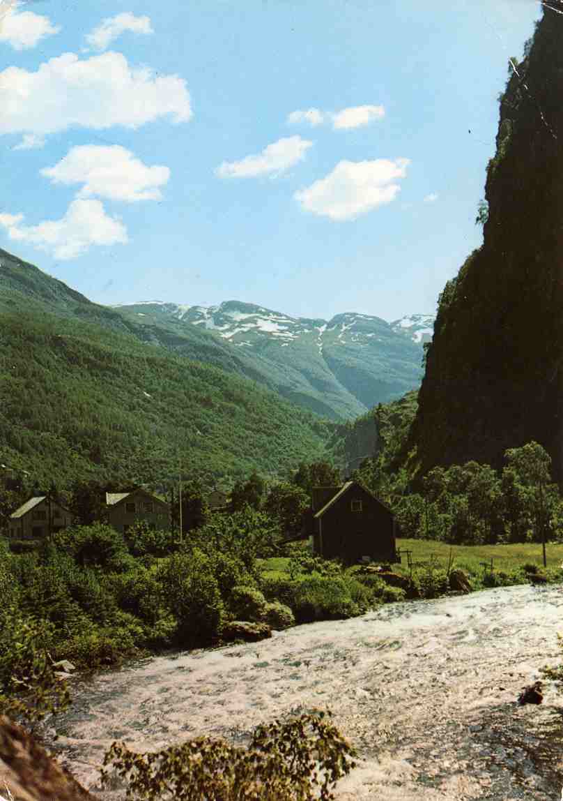 Sognefjord Fra Flåmsdalen Fotomagasinet nr 724  st hafslo 1977
