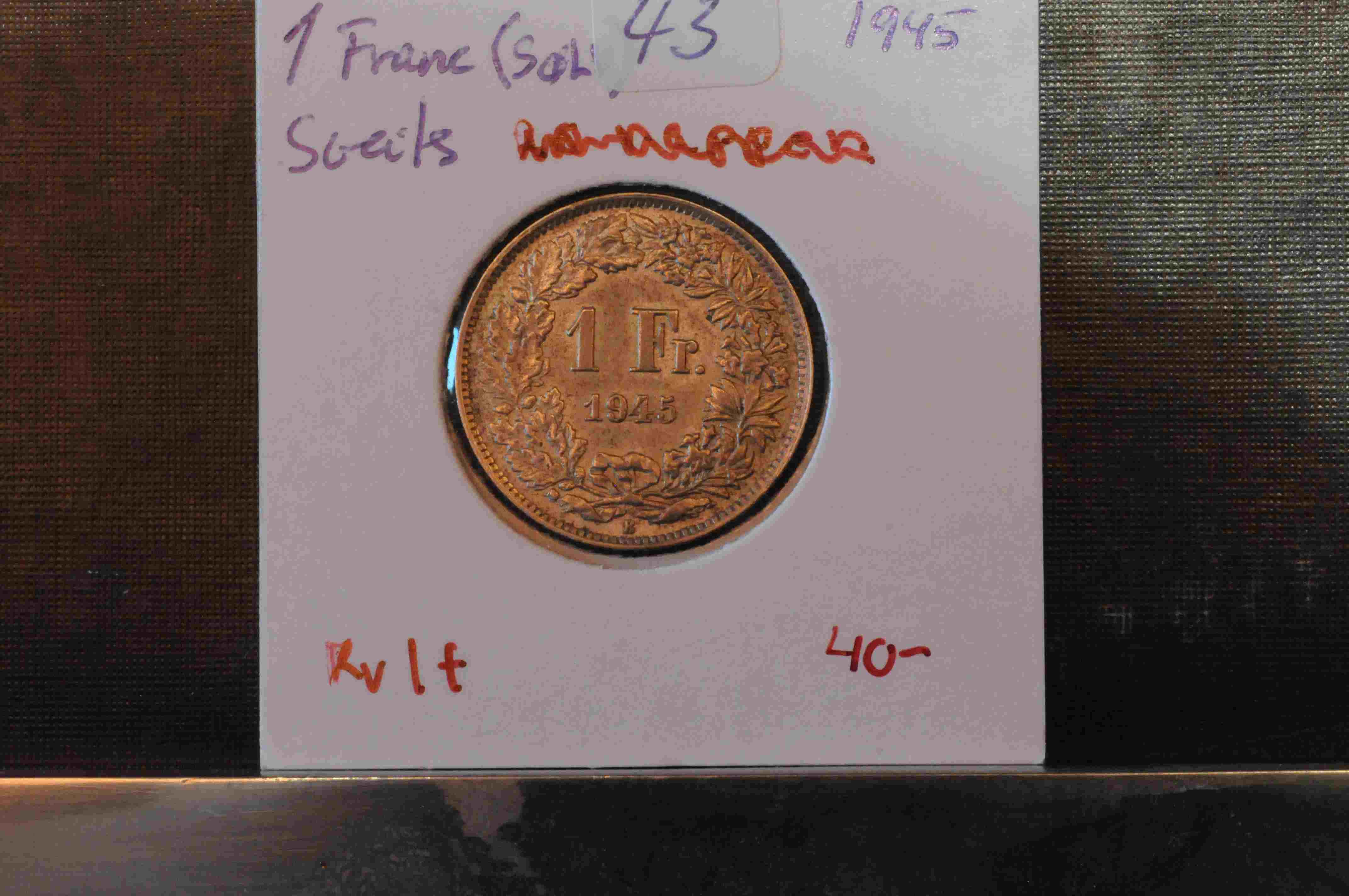 1 Fr sølv 1945