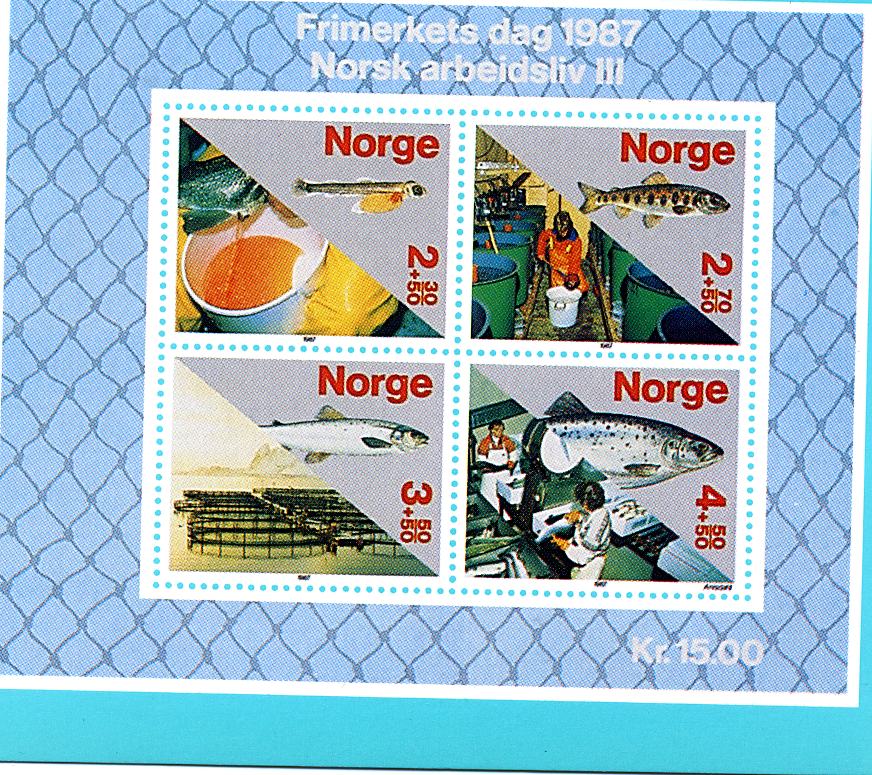 Frimerkets dag 1987 Norsk arbeidsliv3 MMF/2026