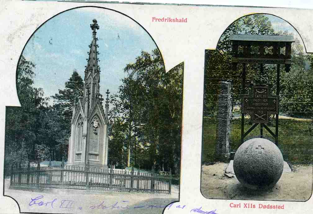 Fredrikshald CarlXII"s Dødssted st Fredrikshald 1915 E Sem
