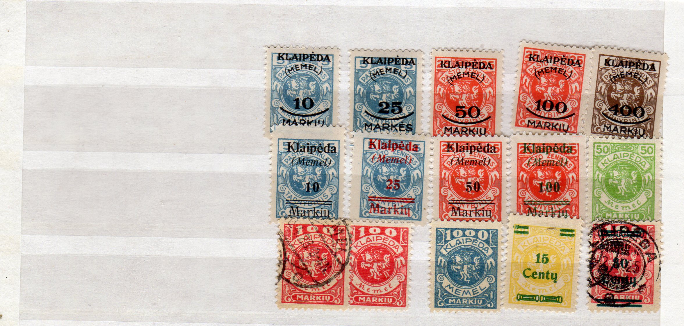 Memelgebiet 1923 Nkr 17779