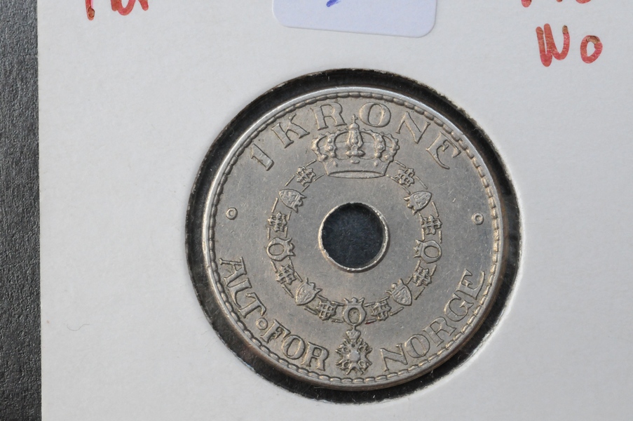1 kr 1937 Norge kv1/1+