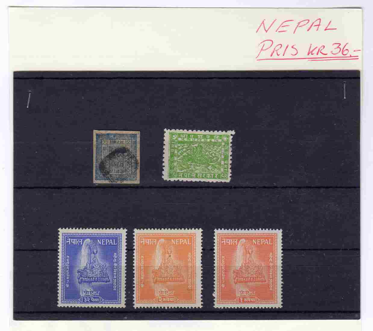 Frimerker Nepal