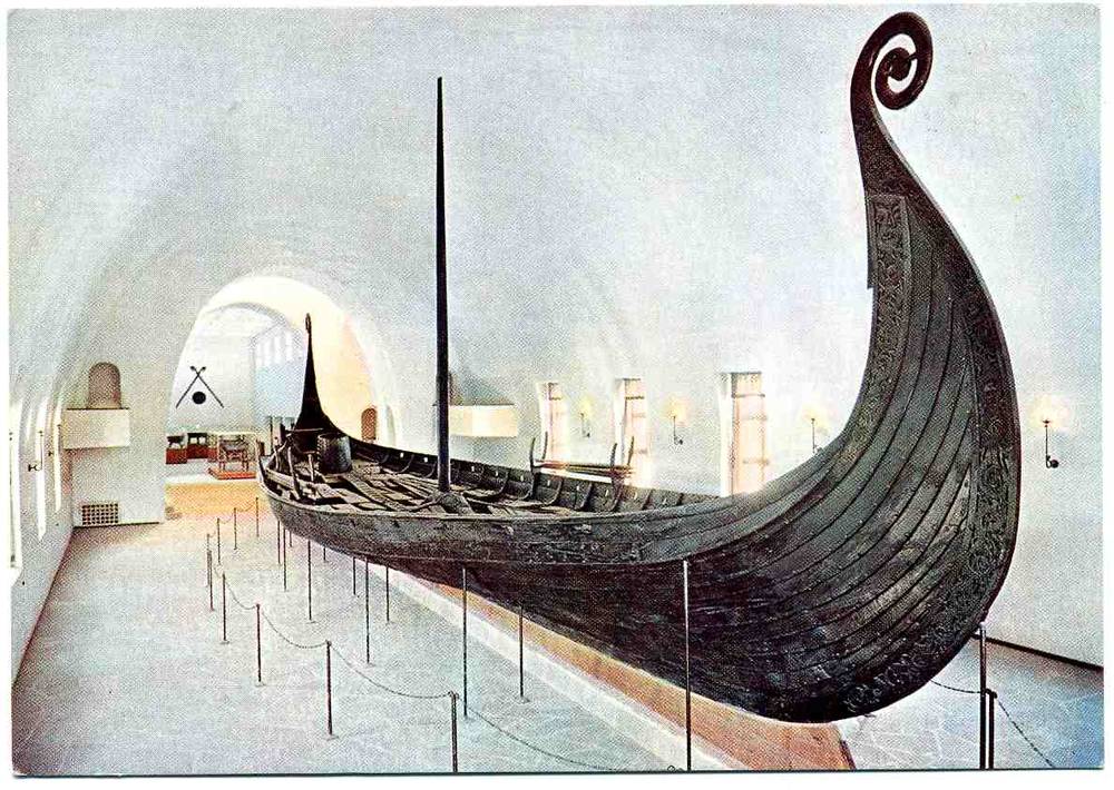 Osebergskipet Vikingskipene Bygdøy Mi; 464/13