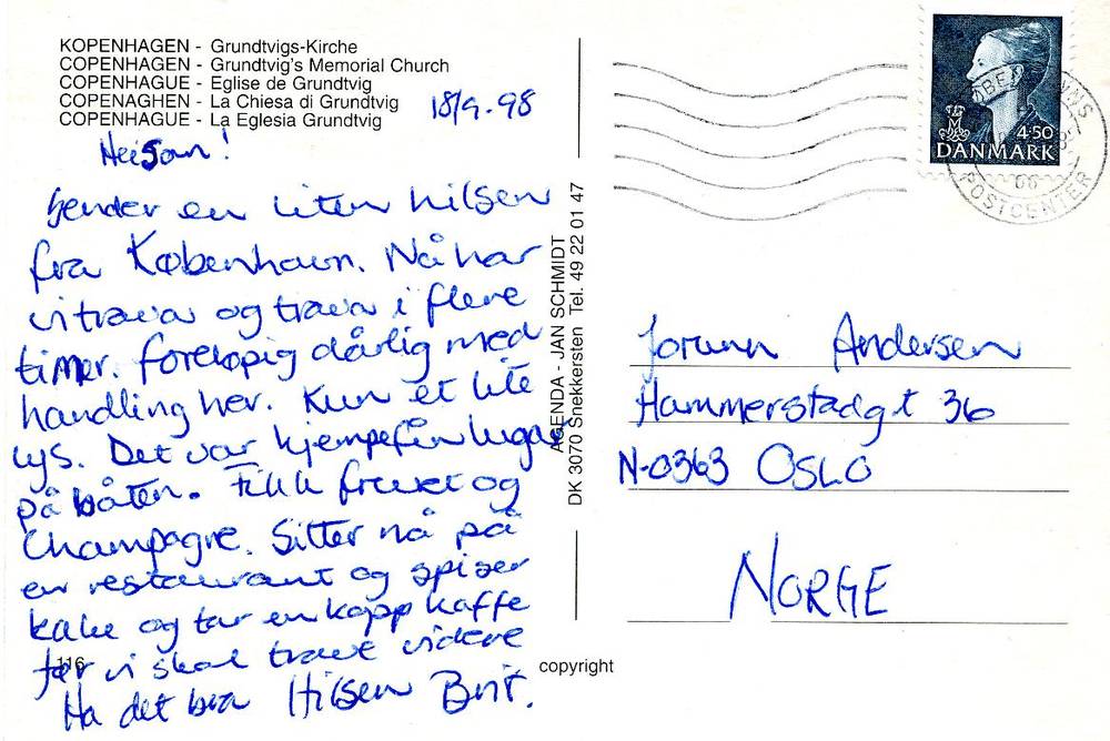 København Grundvig kirken st 1998 J.Schmidt